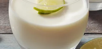Kokosovo-limetková Panna cotta